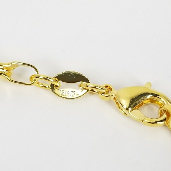 NWT 18K Gold Filled Paperclip Links Chain Necklace - Picture 6 of 10
